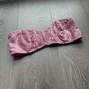 NWT Urban Outfitters Pink Sparkly Bandeau
